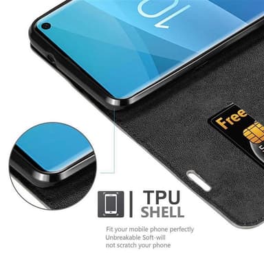 Samsung Galaxy S10 4G lommebokdeksel case (brun)