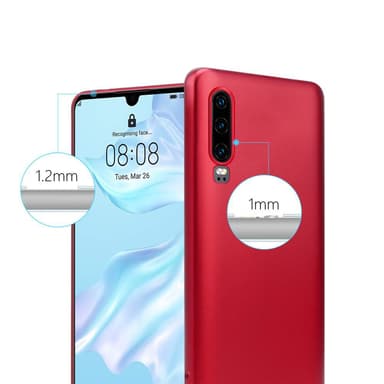 Deksel Huawei P30 Case Cover (rød)