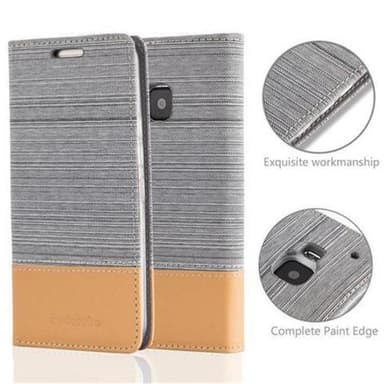 HTC ONE M9 lommebokdeksel etui (grå)