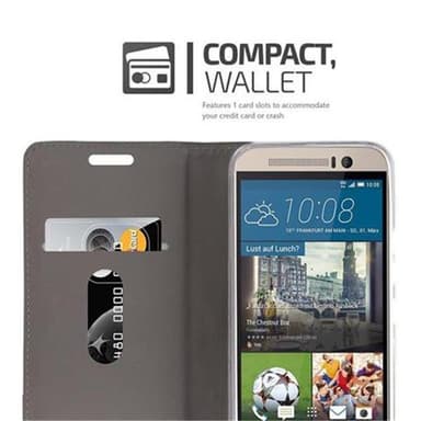 HTC ONE M9 lommebokdeksel etui (grå)
