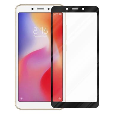 Xiaomi RedMi 6 Skjermbeskytter Skärmskydd (svart)