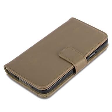 Samsung Galaxy S5 / S5 NEO lommebokdeksel etui (brun)
