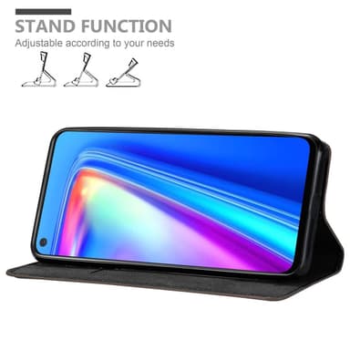 Realme 7 4G lommebokdeksel case (brun)