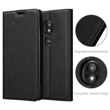 Motorola MOTO E5 PLAY lommebokdeksel case (svart)