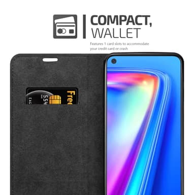 Realme 7 4G lommebokdeksel case (brun)
