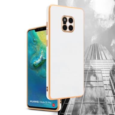 Huawei MATE 20 PRO silikondeksel case (hvit)