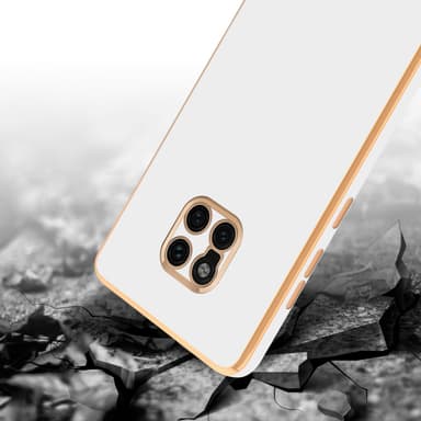 Huawei MATE 20 PRO silikondeksel case (hvit)