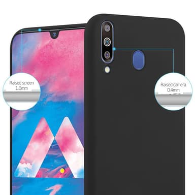 Deksel Samsung Galaxy M30 / A40s Silikon cover (svart)