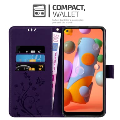 Samsung Galaxy A11 / M11 lommebokdeksel Blomster