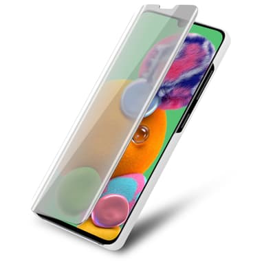 Samsung Galaxy A90 5G lommebokdeksel etui (sølv)