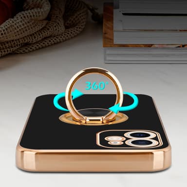 iPhone 11 silikondeksel case (svart)
