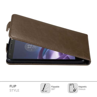 Motorola MOTO Z deksel flip cover (brun)