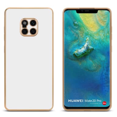 Huawei MATE 20 PRO silikondeksel case (hvit)