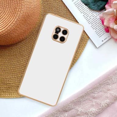 Huawei MATE 20 PRO silikondeksel case (hvit)