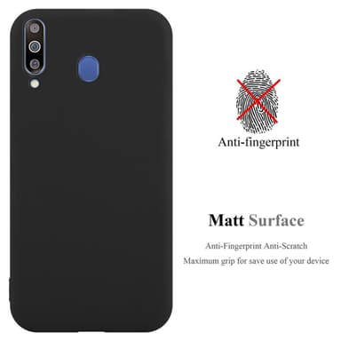 Deksel Samsung Galaxy M30 / A40s Silikon cover (svart)