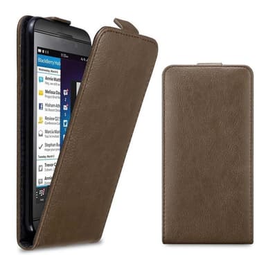 Blackberry Z10 deksel flip cover (brun)
