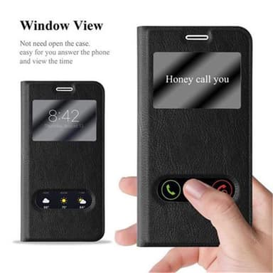 Samsung Galaxy J5 2016 lommebokdeksel cover (svart)