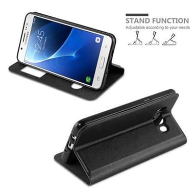 Samsung Galaxy J5 2016 lommebokdeksel cover (svart)