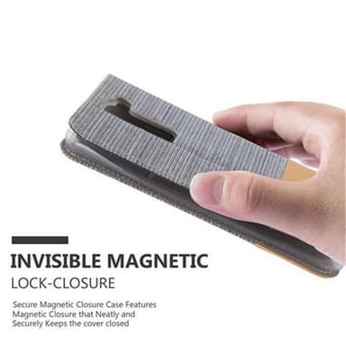 LG K8 2016 lommebokdeksel etui (grå)