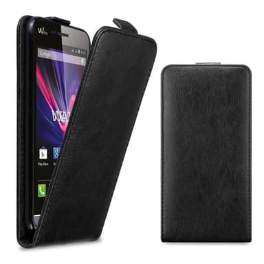 WIKO WAX Deksel Flip Case (svart)