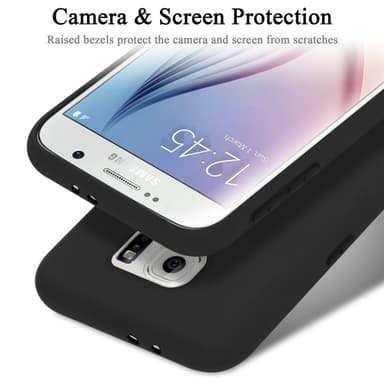 Samsung Galaxy S6 silikondeksel case (svart)