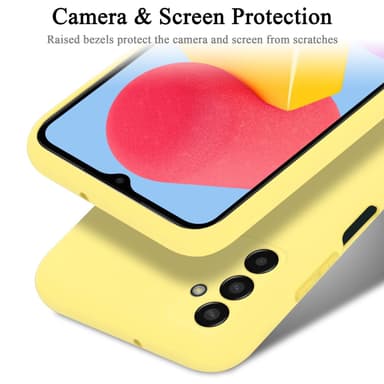 Samsung Galaxy M13 4G silikondeksel case (gul)