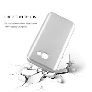 Deksel Samsung Galaxy A3 2017 Case Cover (sølv)