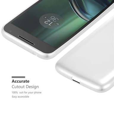 Deksel Motorola MOTO G4 PLAY Case Cover (sølv)
