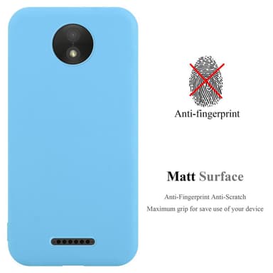 Deksel Motorola MOTO C Silikon cover (blå)
