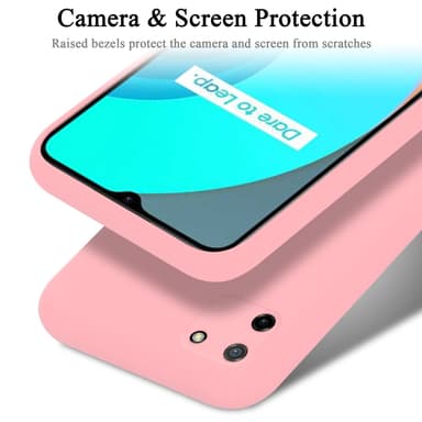 Realme C11 2020 silikondeksel case (rosa)