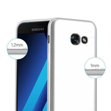 Deksel Samsung Galaxy A3 2017 Case Cover (sølv)