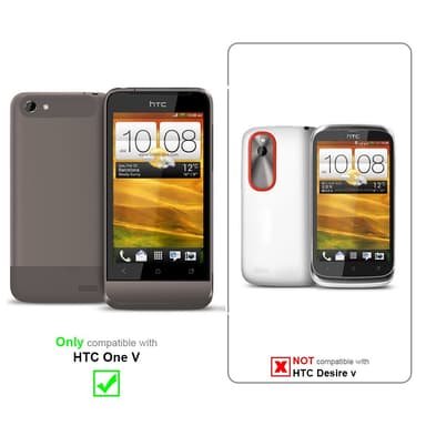 Deksel HTC ONE V Veske (Svart)