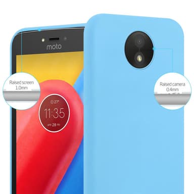 Deksel Motorola MOTO C Silikon cover (blå)