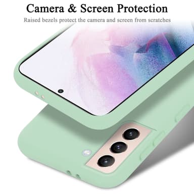 Samsung Galaxy S21 PLUS silikondeksel case (grønn)