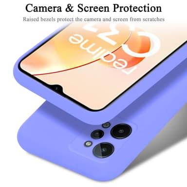 Realme C31 silikondeksel case (lilla)