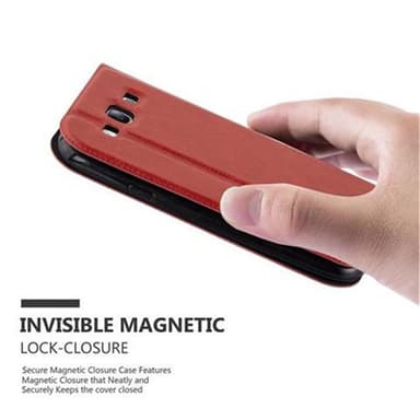 Samsung Galaxy S3 / S3 NEO lommebokdeksel cover (rød)