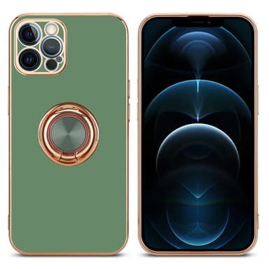 iPhone 12 PRO silikondeksel case (grønn)