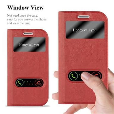 Samsung Galaxy S3 / S3 NEO lommebokdeksel cover (rød)