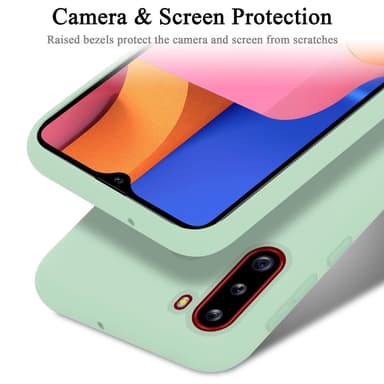 Samsung Galaxy A21 silikondeksel case (grønn)