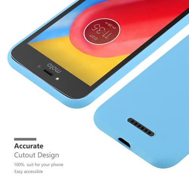Deksel Motorola MOTO C Silikon cover (blå)