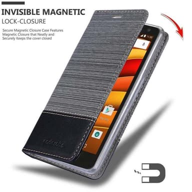 Motorola MOTO X3 lommebokdeksel etui (grå)