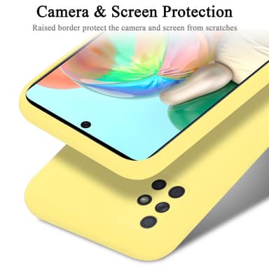 Samsung Galaxy A51 4G / M40s silikondeksel case (gul)