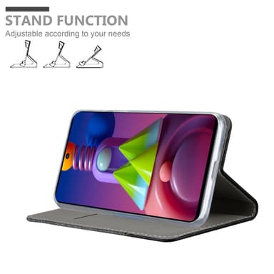 Samsung Galaxy M51 lommebokdeksel etui (grå)