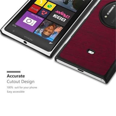 Nokia Lumia 1020 Hardt Deksel Case (rød)