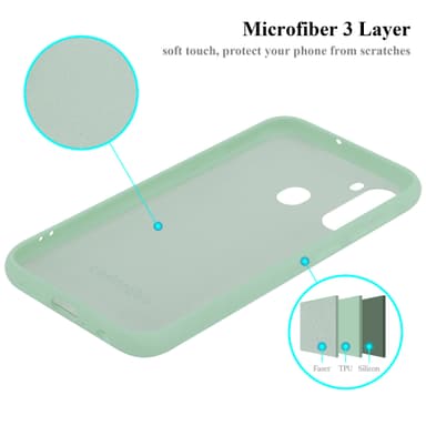 Samsung Galaxy A21 silikondeksel case (grønn)