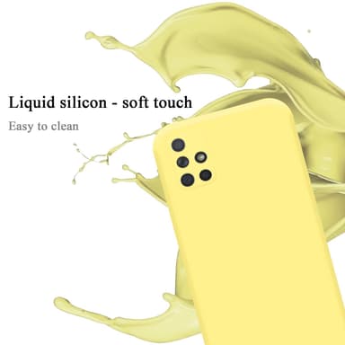 Samsung Galaxy A51 4G / M40s silikondeksel case (gul)