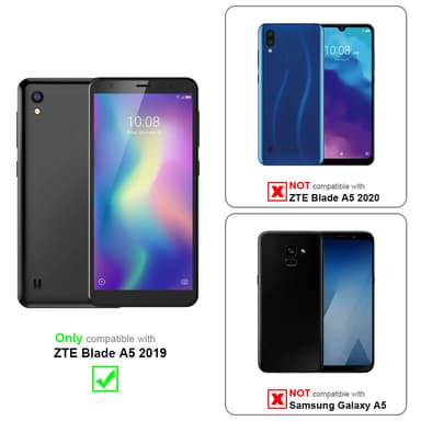 Deksel ZTE Blade A5 2019 Veske (Svart)