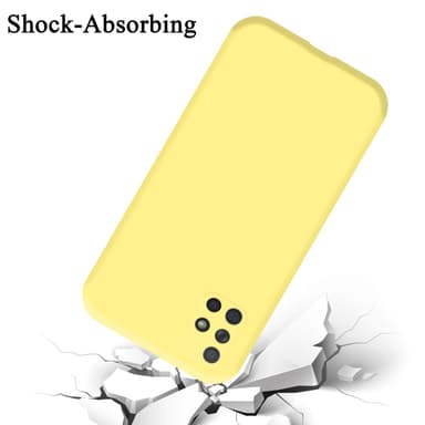 Samsung Galaxy A51 4G / M40s silikondeksel case (gul)