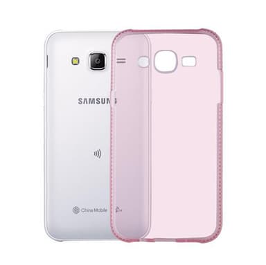 Samsung Galaxy J5 2015 Deksel Glitter Case (rosa)