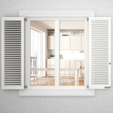 Fluenett Insektnett Vindusdør Glassfiber 100 cm (hvit)